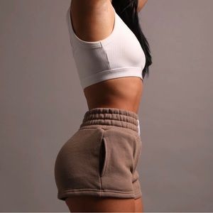 Darc Sport Sweat shorts in ‘Combat Brown’